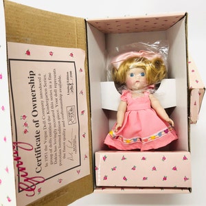 Vintage Vogue Ginny-pop: kleuterschoolserie 1984, MIB met certificaat