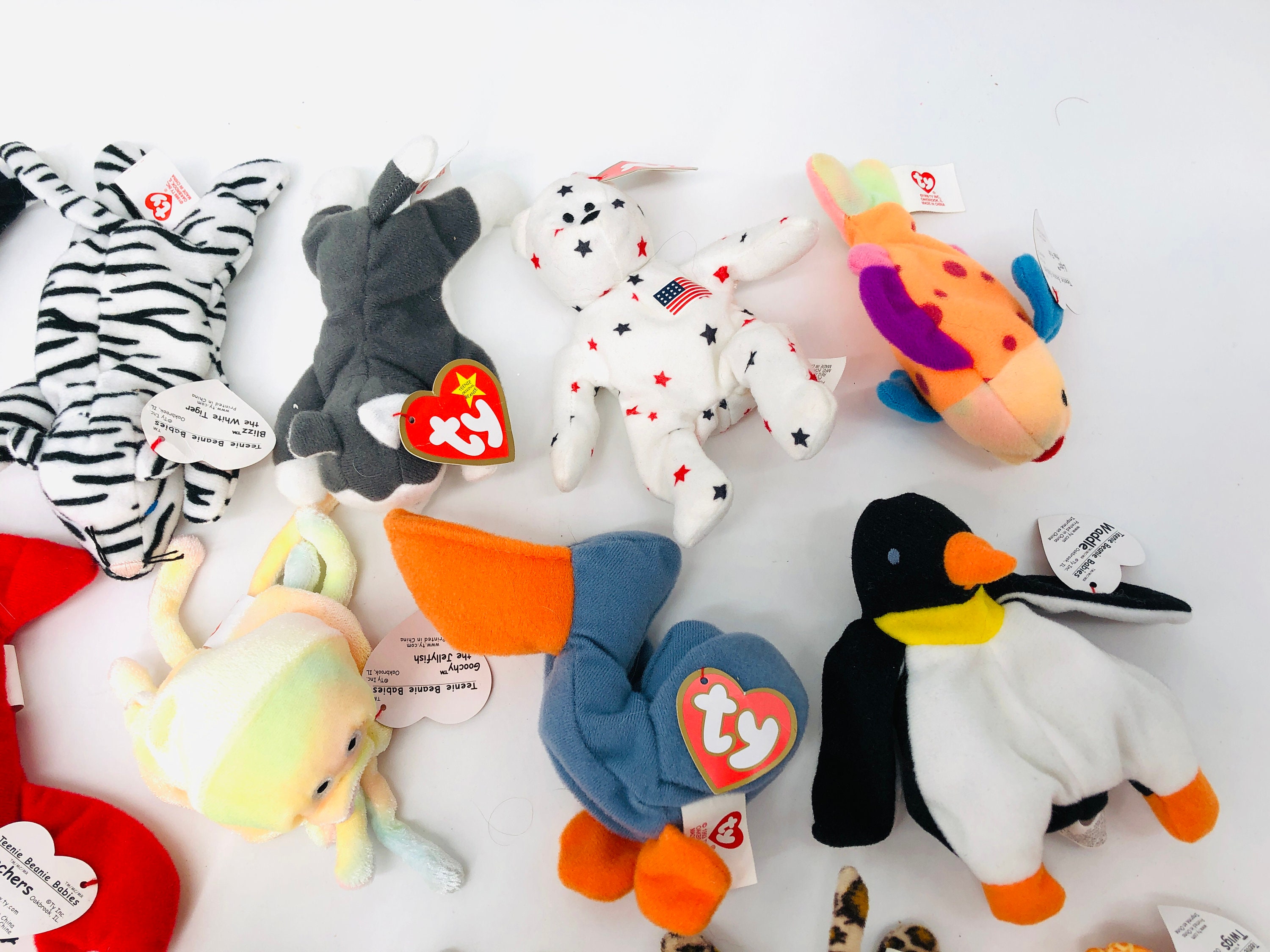 15 Left! Vintage Mcdonald's Teenie Beanie Babies, 1990's