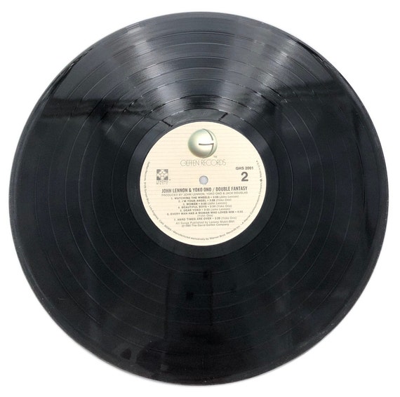 Vintage John Lennon and Yoko Ono's Last Album 1980. Double Fantasy