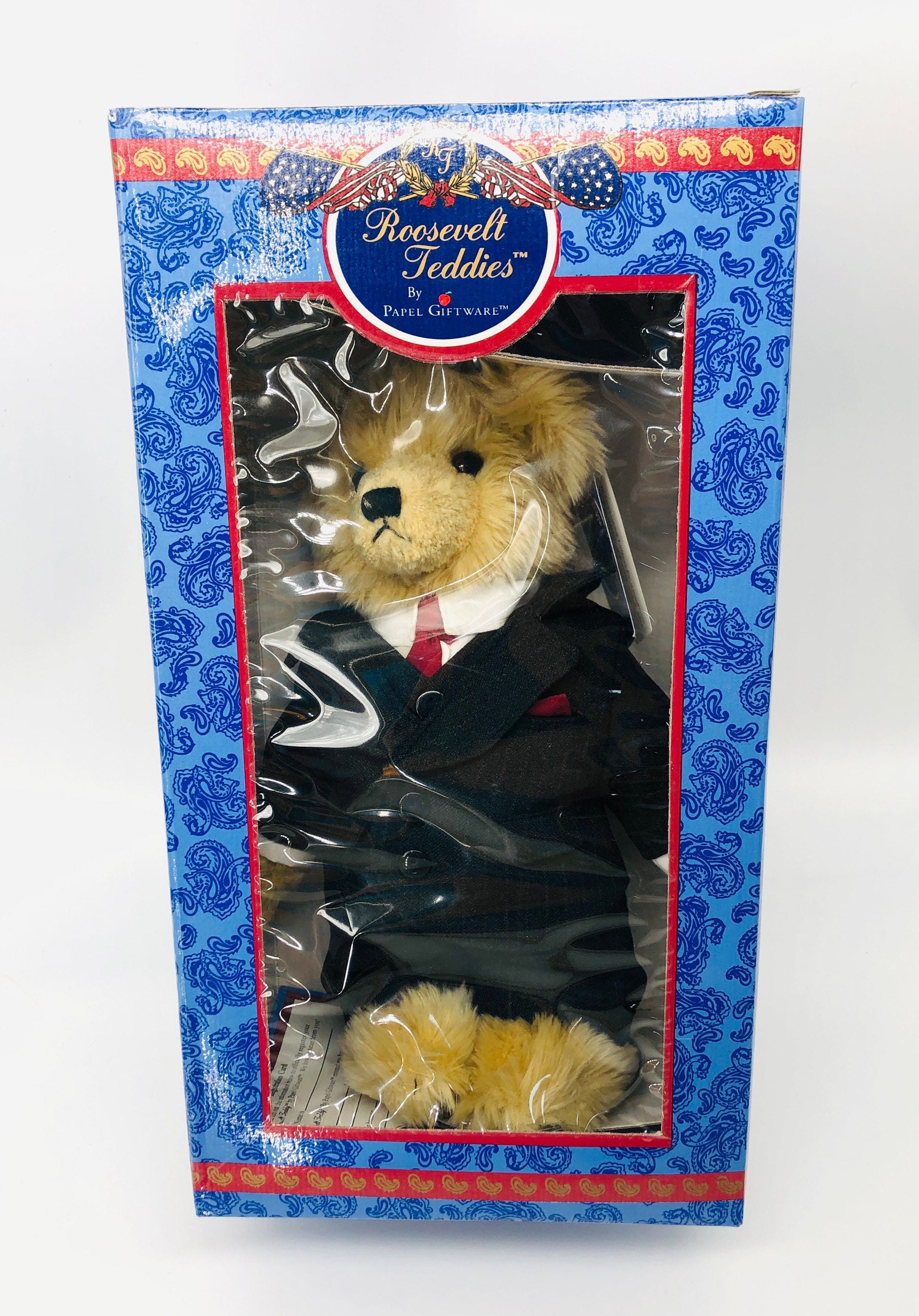 ROOSEVELT HOTEL NY テディベアぬいぐるみ ビンテージ Roosevelt teddy bear - Etsy 日本