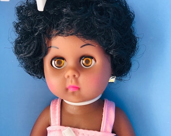 Vintage Vogue Ginny Doll: African American, 8", Mint in Package (1988)