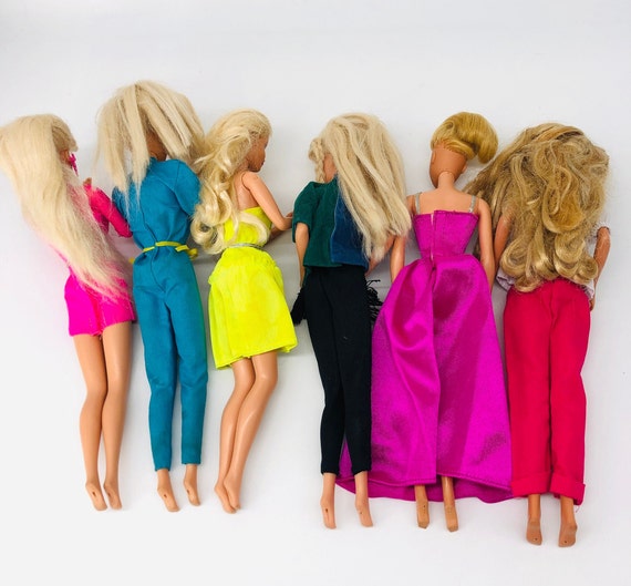 Only 2 Left Barbie Dolls, Vintage Barbies, 1980s Barbies, 1990s Barbies,  Genuine Barbie Outfits, Mattel Doll Clothes, Sold Individually -  Sweden