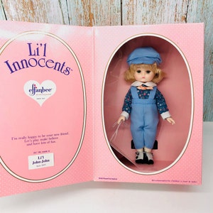 Vintage Effanbee Li'l Innocents Doll, Effanbee Li'l John-John Doll, Effanbee Style 2835, MIB Effanbee Lil Innocent Doll, 9" Vintage Boy Doll