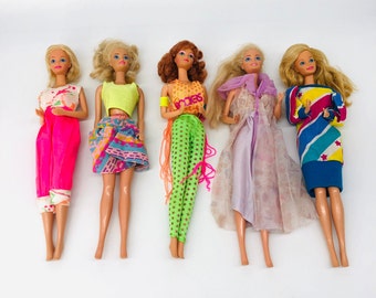 1980年代～90年代のヴィンテージバービー人形：オリジナル衣装（別売