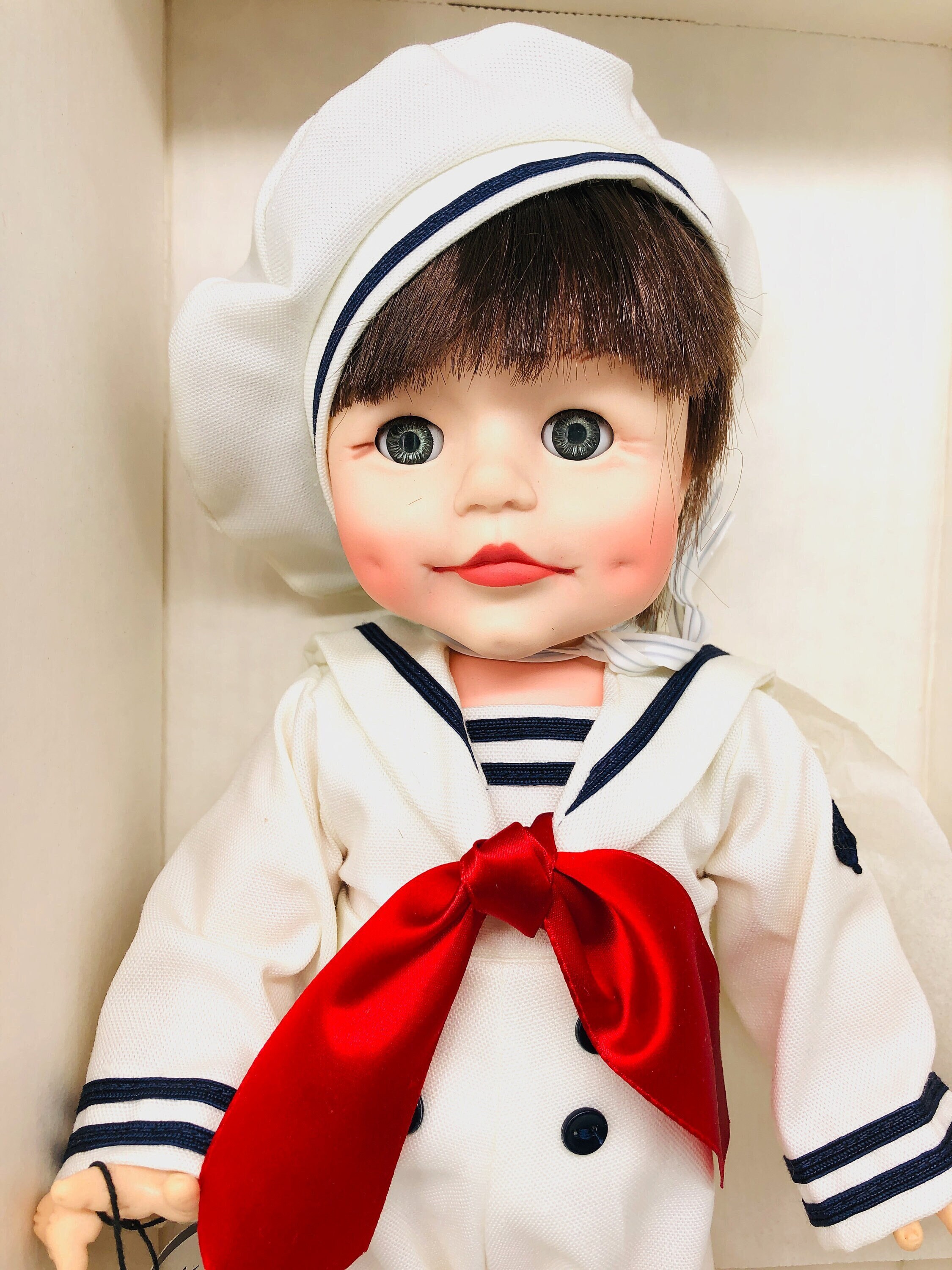 Vintage Effanbee Anchors Away Sailor Doll - 1979 Faith Wick Original MIB