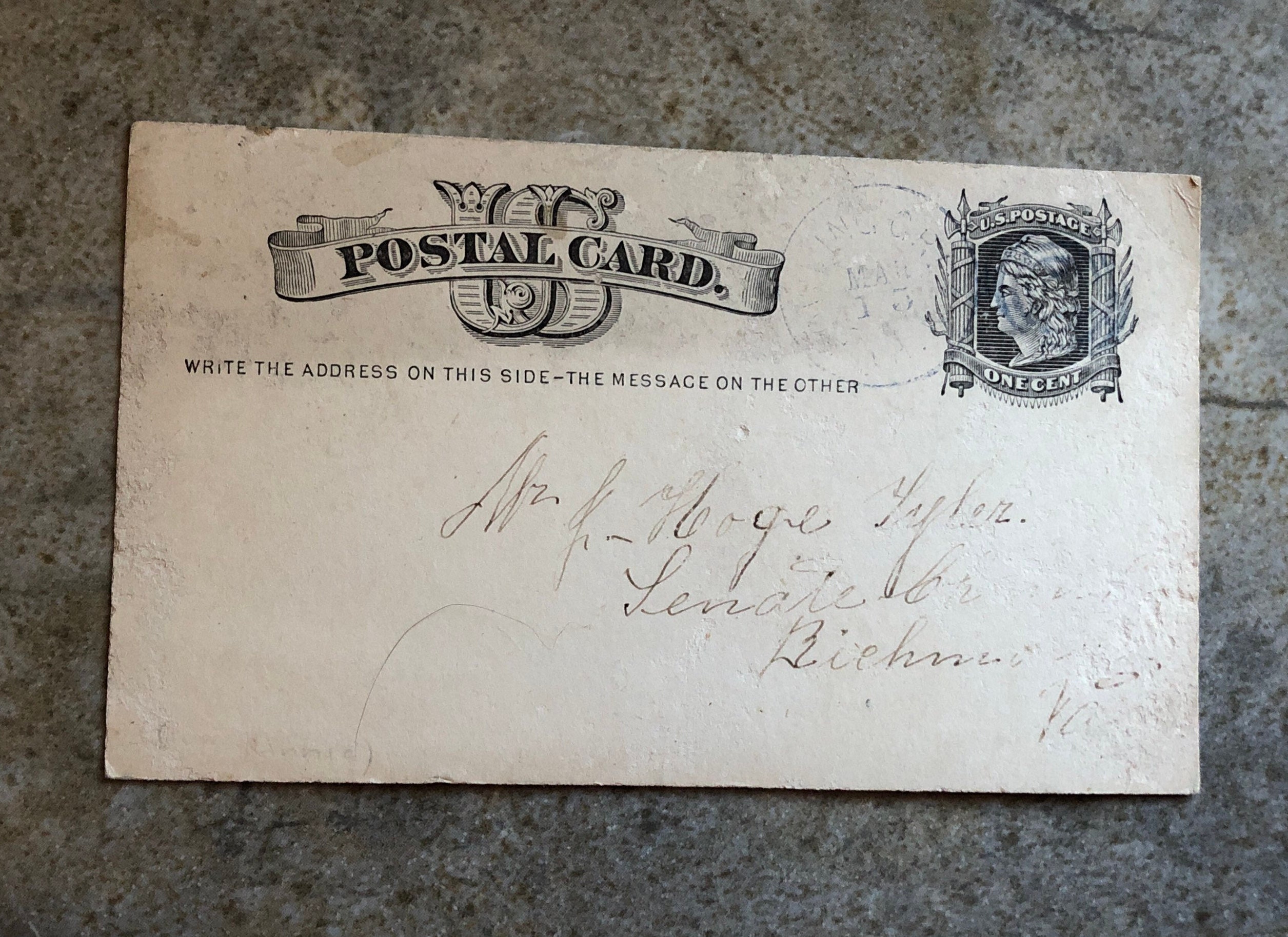 ポストカード 1880's Postal Card - Etsy