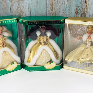 Vintage Mattel Barbie, MIB Barbie, Happy Holiday Barbie, AA Barbie, 2000 Celebration Barbie #28269, 1990&#39;s Barbie