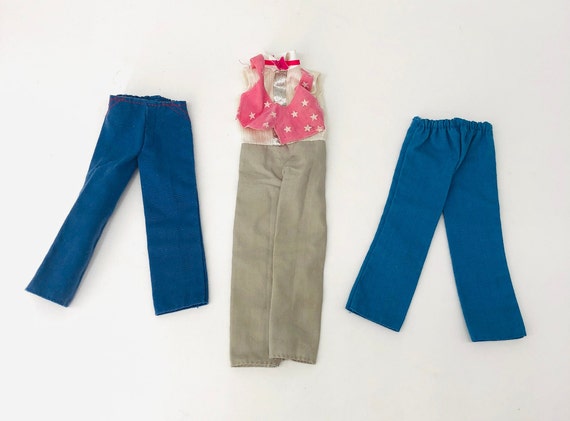 Ropa Vintage Mattel Ken pantalones Ken esmoquin parcial Ken ropa Ken de los anos 80 Etsy Espana