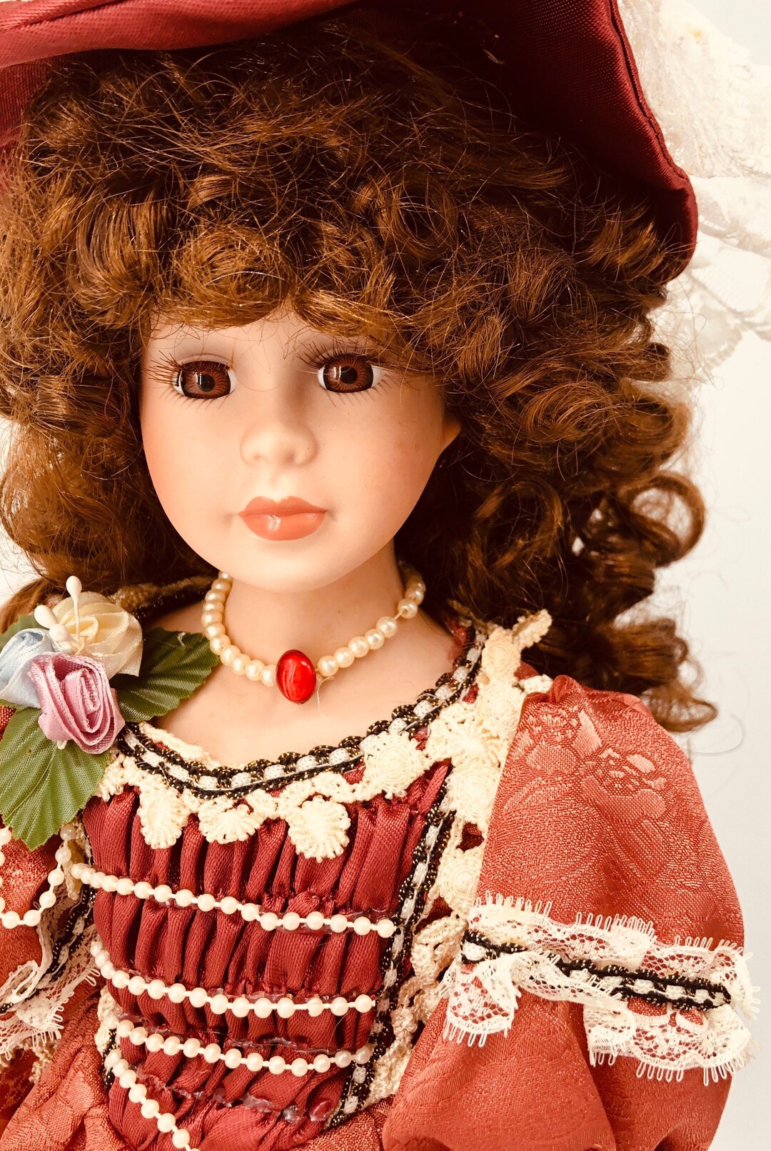 Ashley Belle Doll Victorian Style Doll Porcelain Bisque Art Etsy