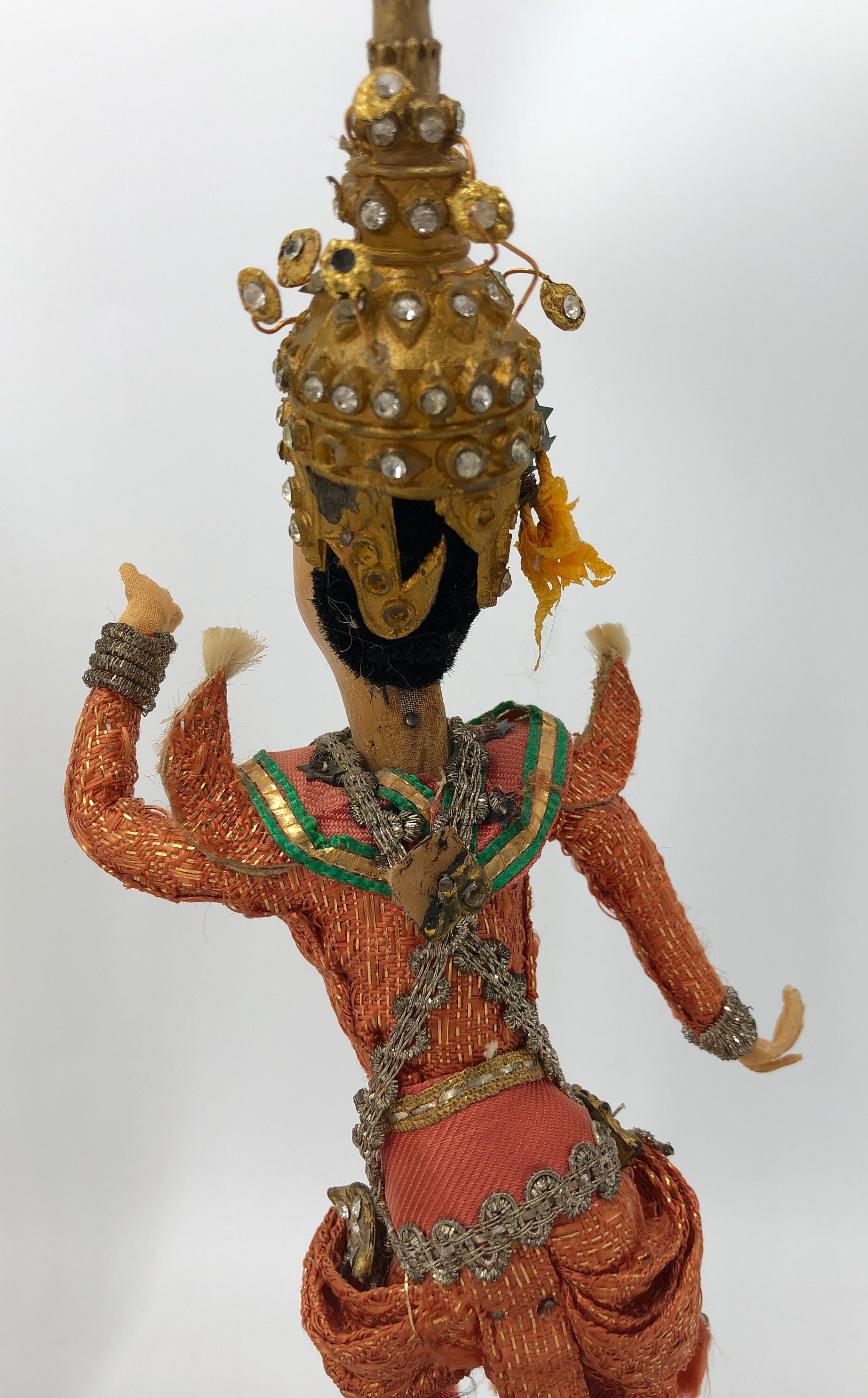 ヴィンテージのタイのダンス人形：職人による民芸品のカップル、民族