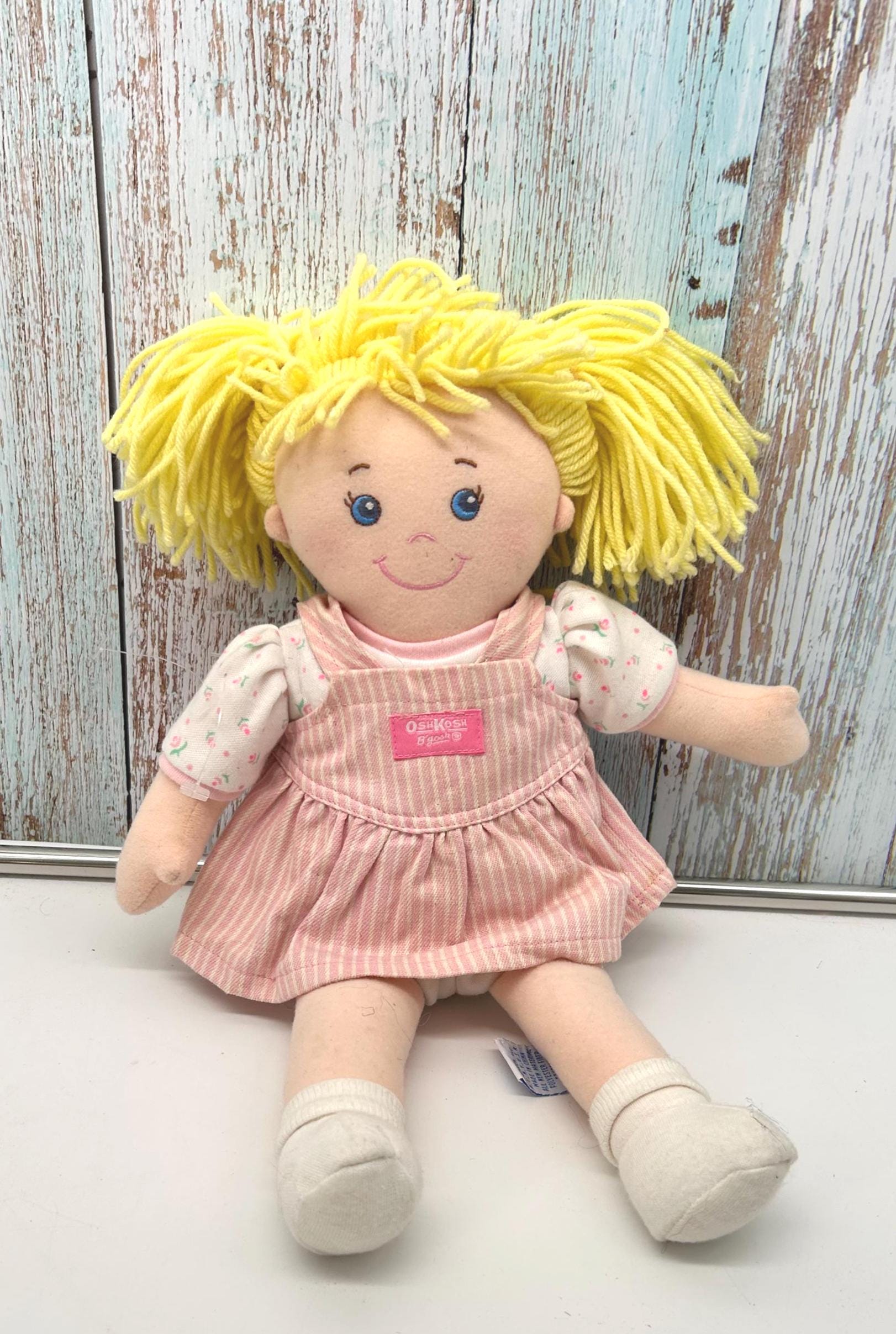 Vintage Oshkosh B'gosh Soft Doll, 2000s Soft Doll Clean, Oshkosh