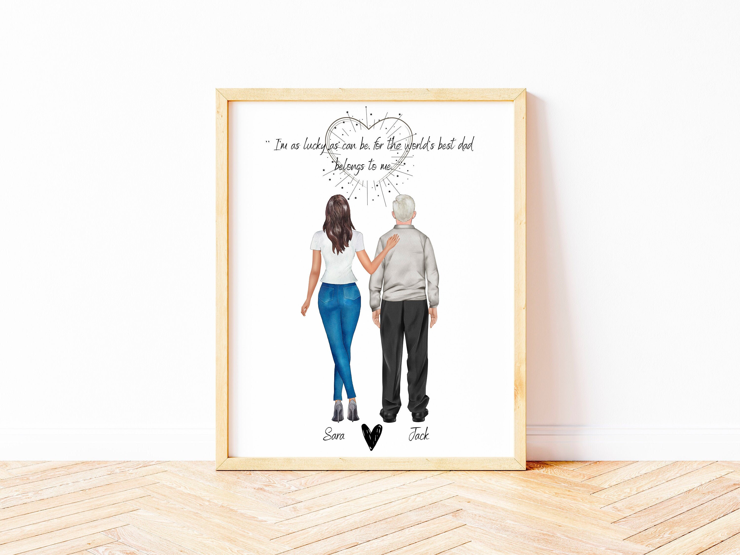 Personalized Family Wall Art Family Portrait Home Decor | Etsy