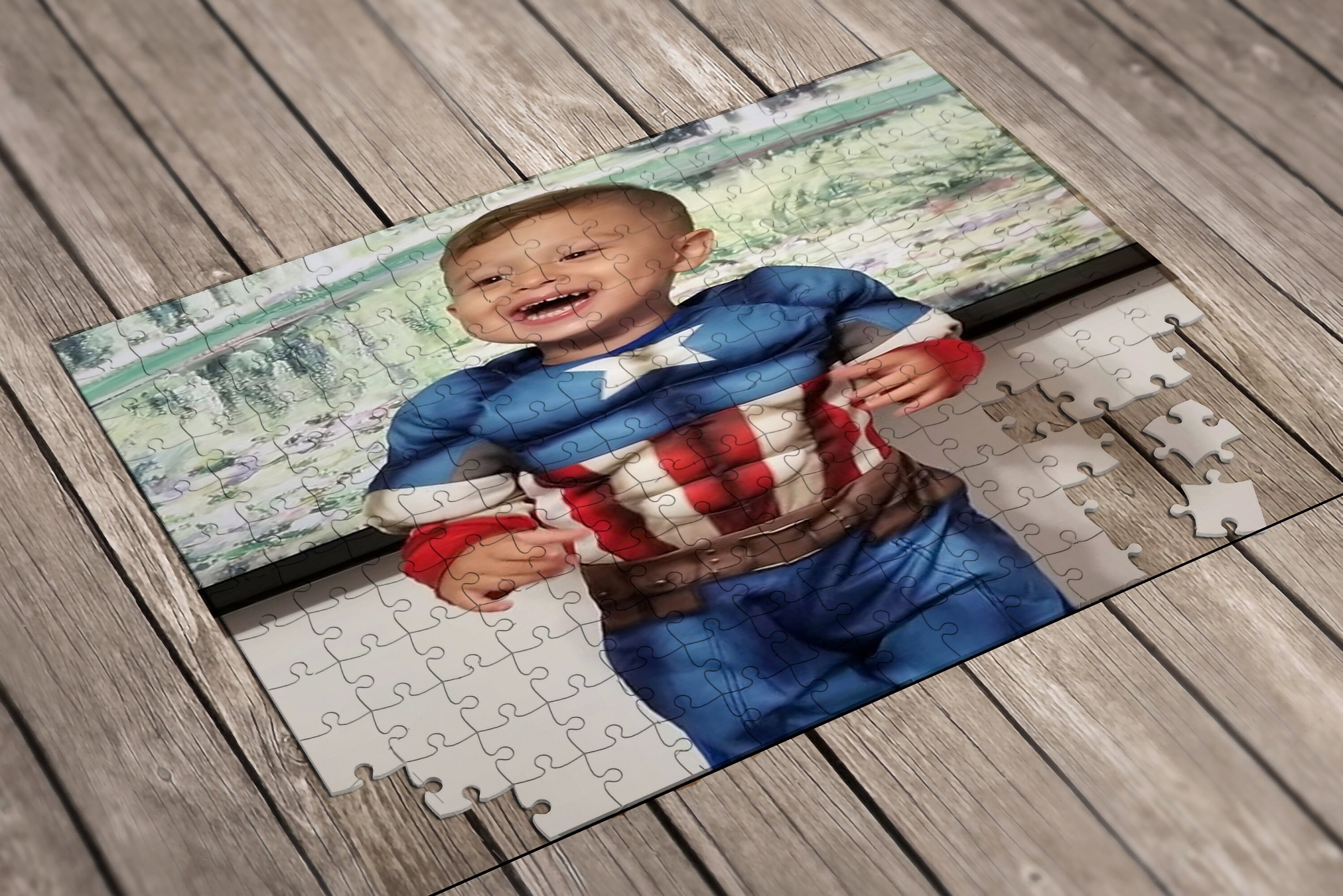 Puzzle personnalisé de couple puzzle de photo denfants jour Etsy