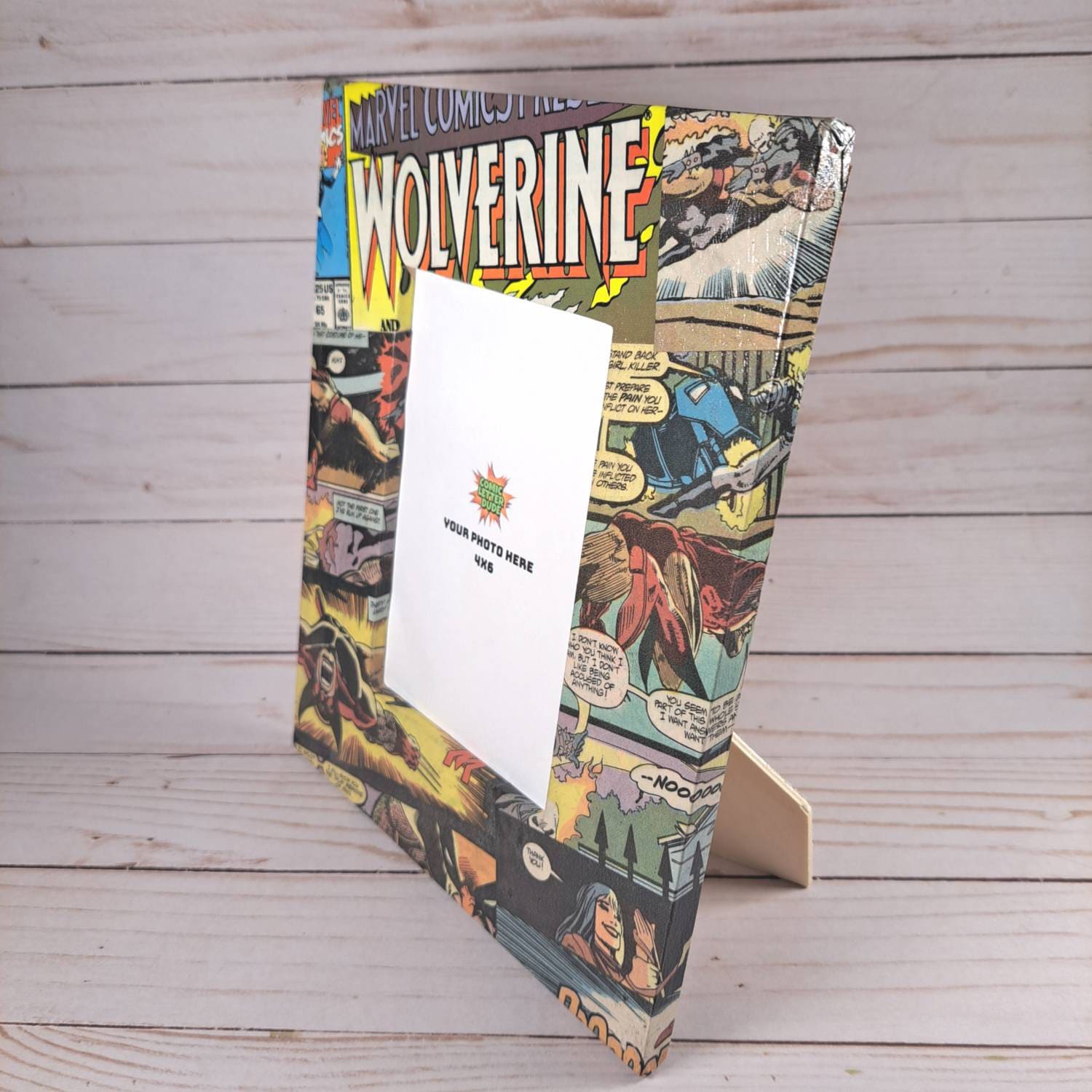 Wolverine Picture Frame - Marvel X-men Wolverine Gift - Comic Book Wood ...