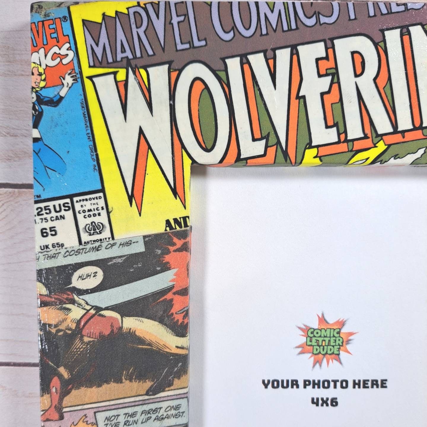 Wolverine Picture Frame - Marvel X-men Wolverine Gift - Comic Book Wood ...