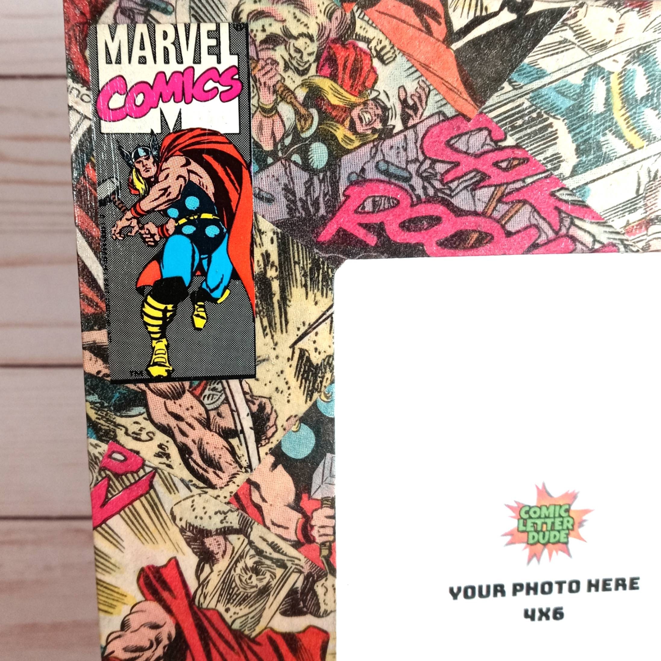 Thor Frameborder Thor Picture Frame - Custom Comic Book Wood Picture Frame - Made to ...