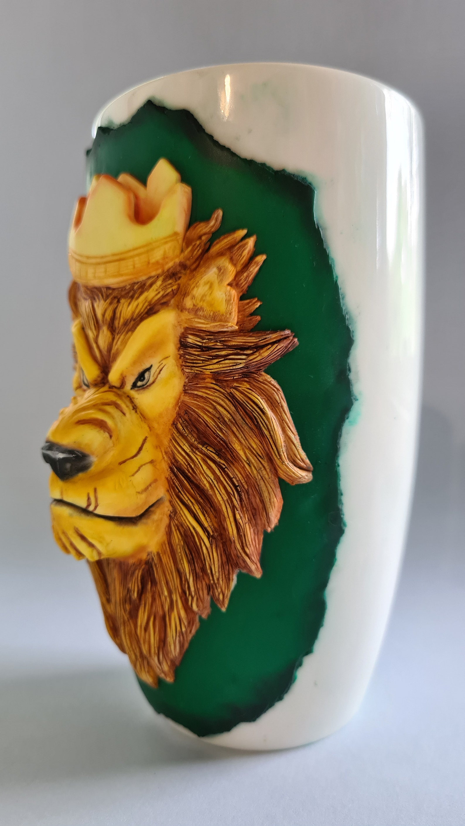 Handmade mug exclusive mug lion mug lion king cruel lion Etsy