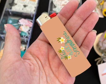 It's 420 Somewhere Flower Vinyl Lighter Wrap