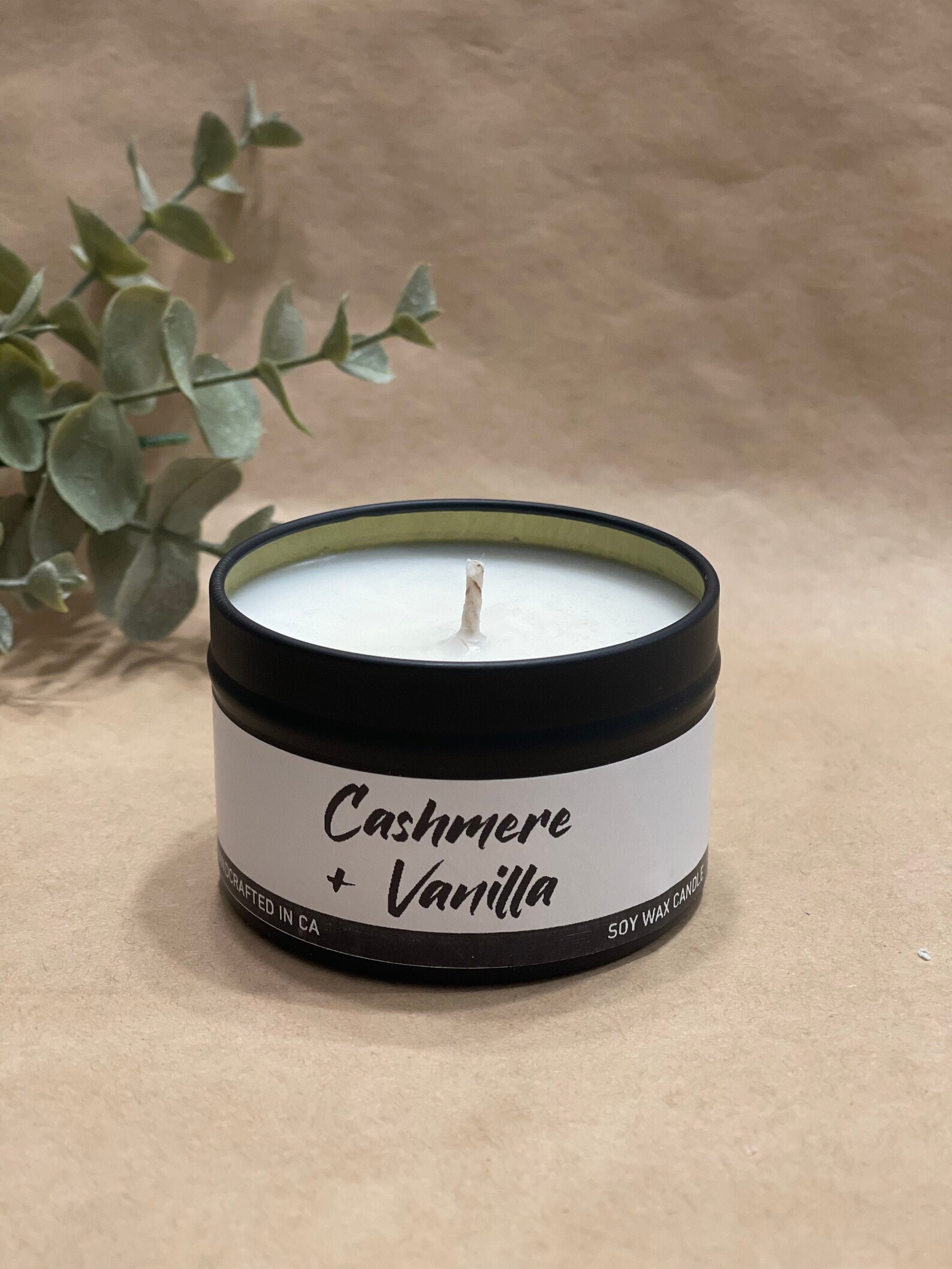 Vanilla Cashmere Candle 8 oz Vanilla Scent Candle Valentines Etsy