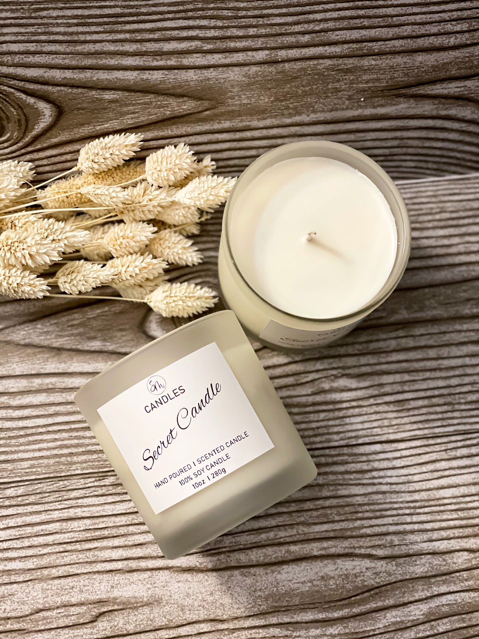 Secret message candle Proposal candles Scented candle gift Etsy