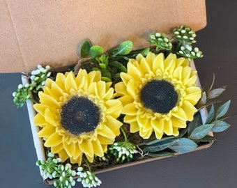 Sunflower soap, Soap flowers, Decorative soap, Mothers day gift soap