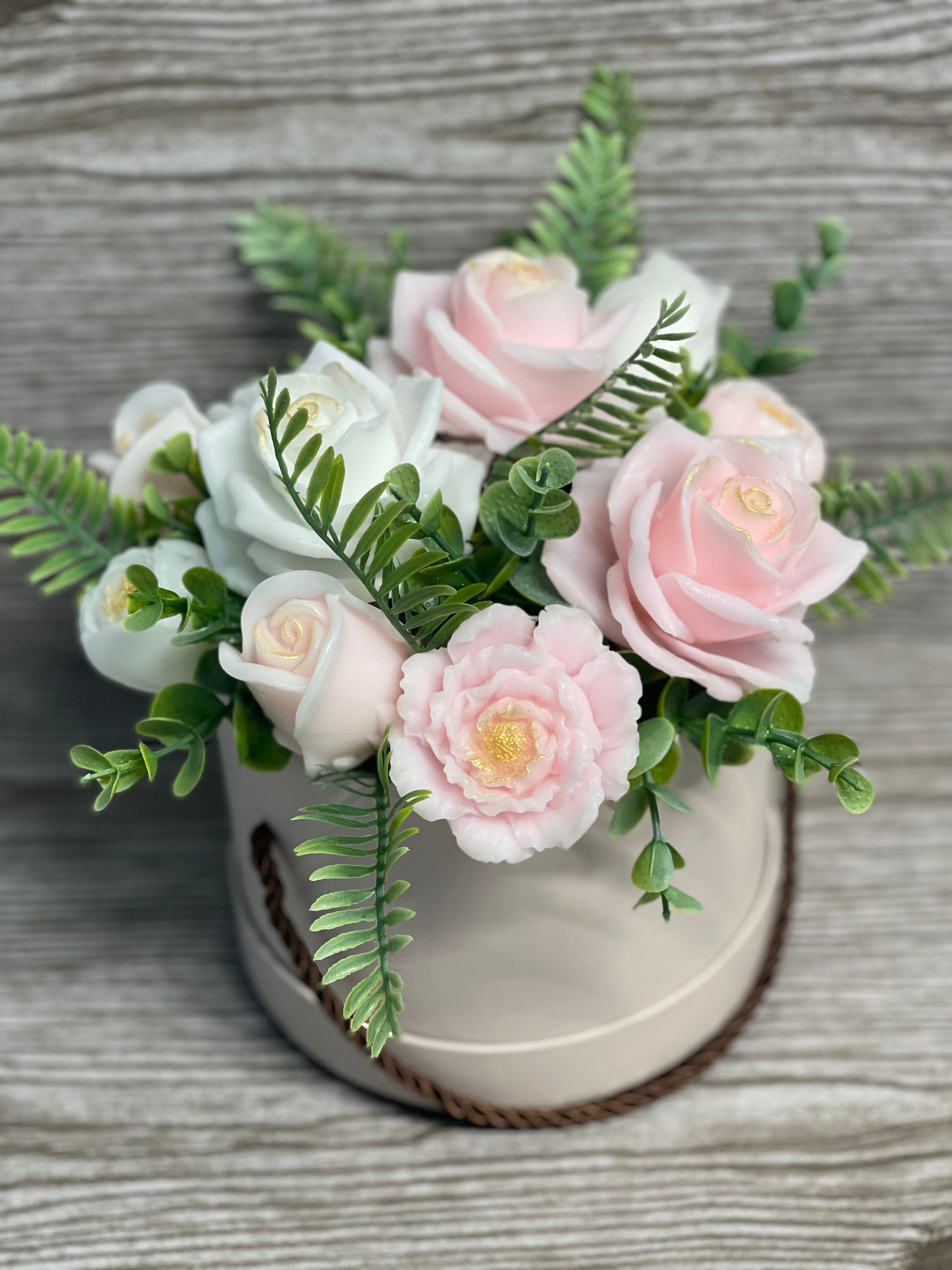 Soap flower bouquet Soap roses bouquet Soap gift for her Etsy