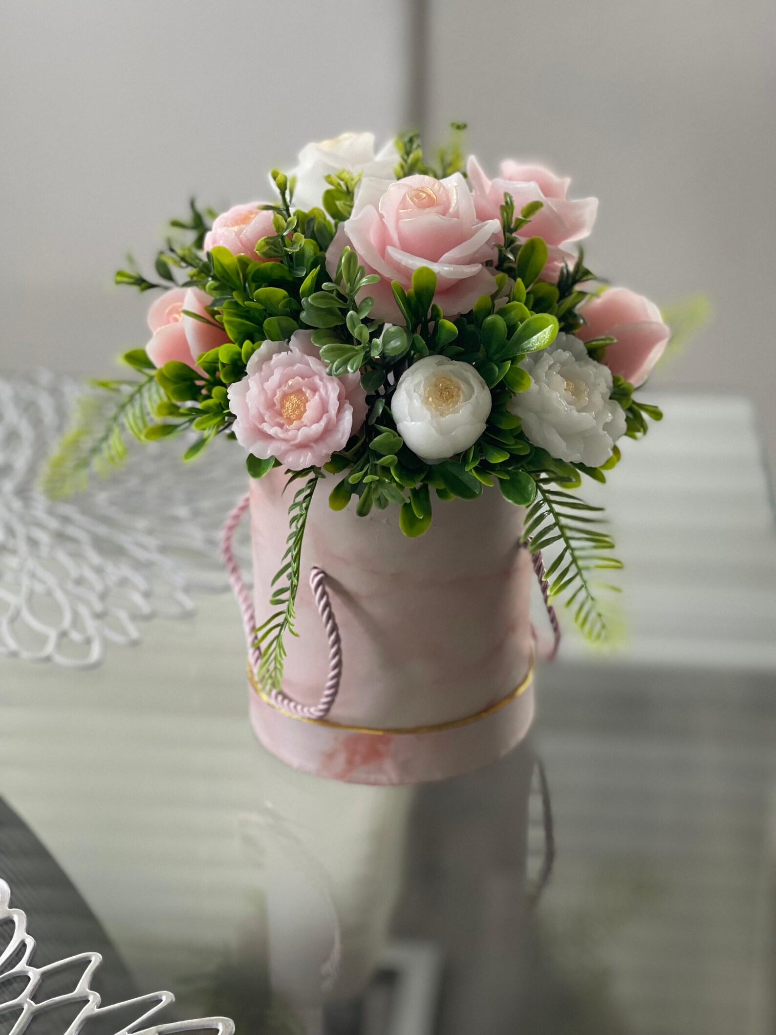 Soap Flower Bouquet Soap Roses Bouquet Soap Gift for Her Etsy