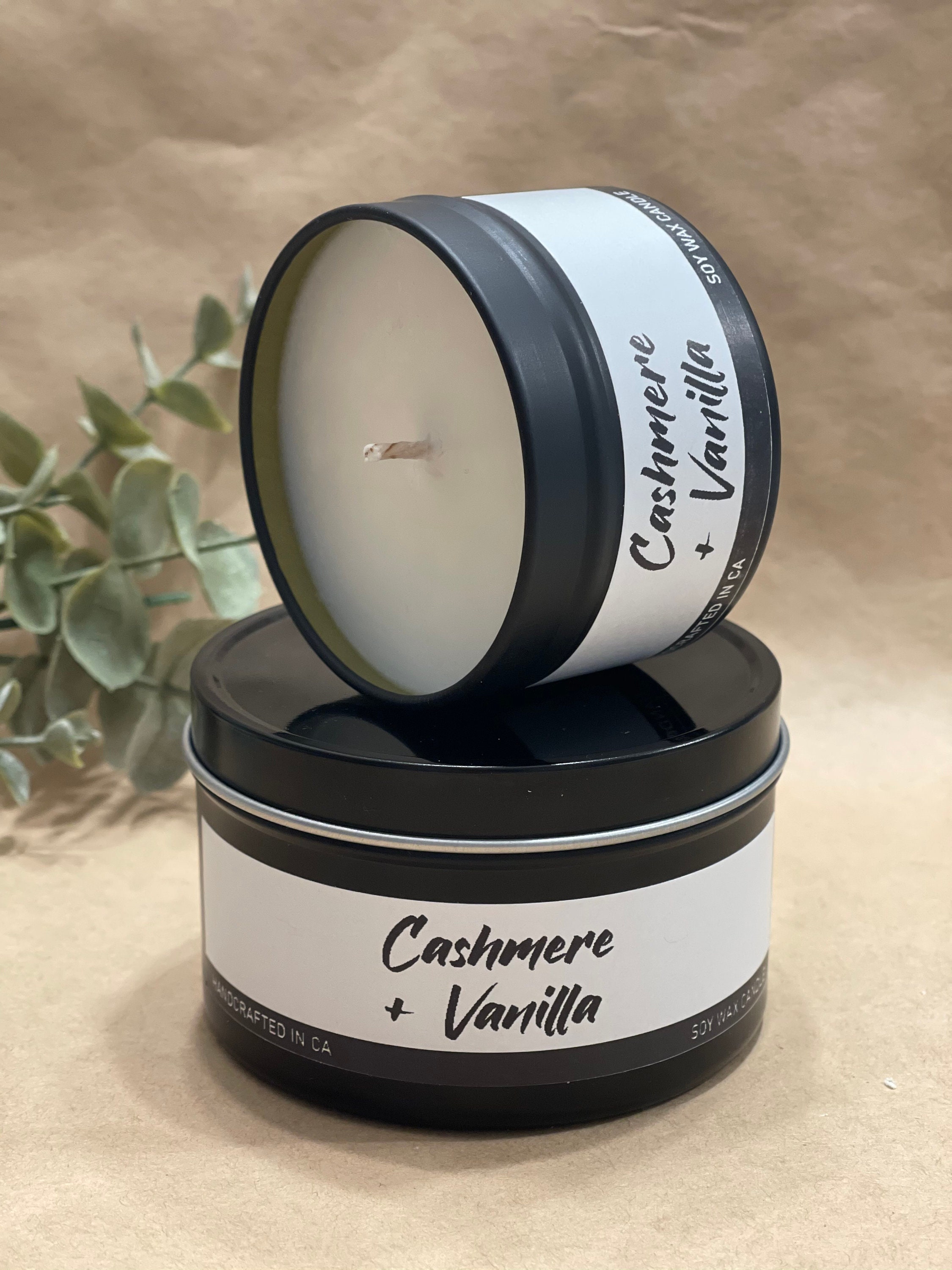 Vanilla Cashmere Candle 8 oz Vanilla Scent Candle Valentines Etsy