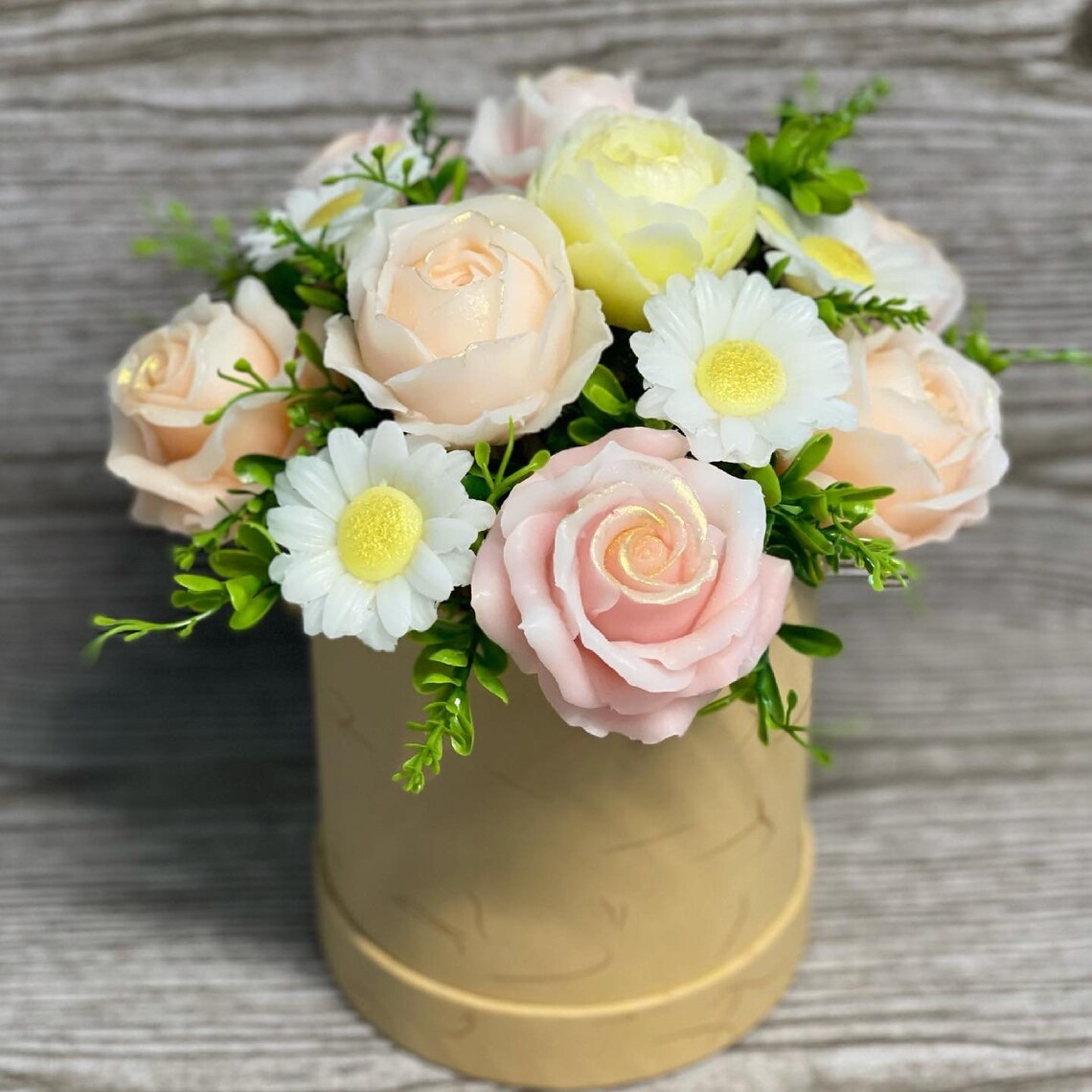 Soap Flower Bouquet Soap Roses Bouquet Soap Gift for Her Etsy
