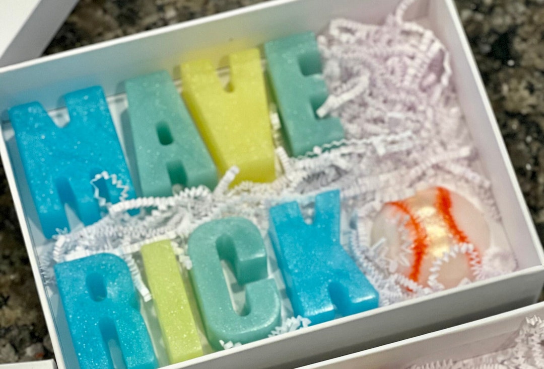 Soap Names in ANY Color Birthday Gift Kids Christmas Gift Etsy