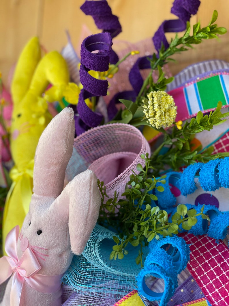 Easter Swag Spring Decoration Easter Bunny Wreath Wreath Etsy