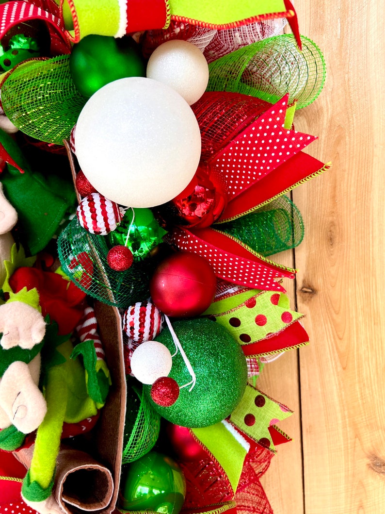 Christmas Swag Holiday Wreath Front Door Wreath Outdoor Etsy