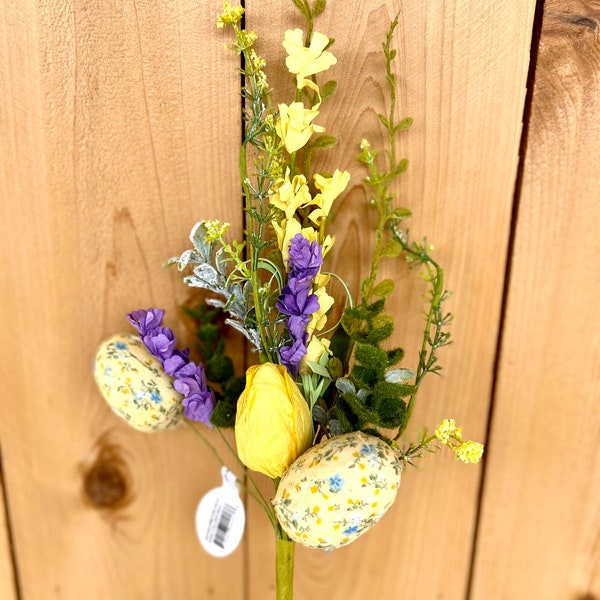 Easter Floral Picks Etsy