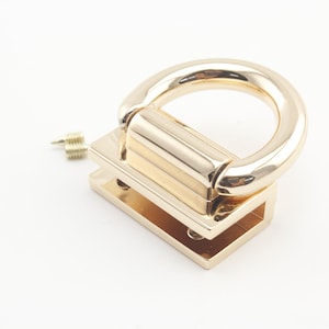 4pcs of Edge wallet clutch bag purse chain strap connector anchor clip with D ring Gold