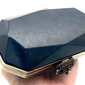Monogram wedding Bridal hard case box bag Purse frame Bridesmaid Clutch frame 6 inch 00L15