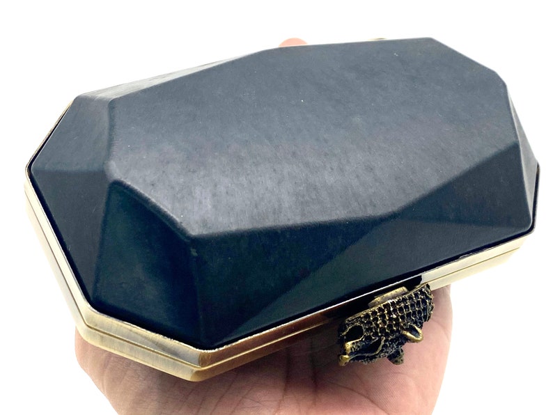 Monogram wedding Bridal hard case box bag Purse frame Bridesmaid Clutch frame 6 inch 00L15
