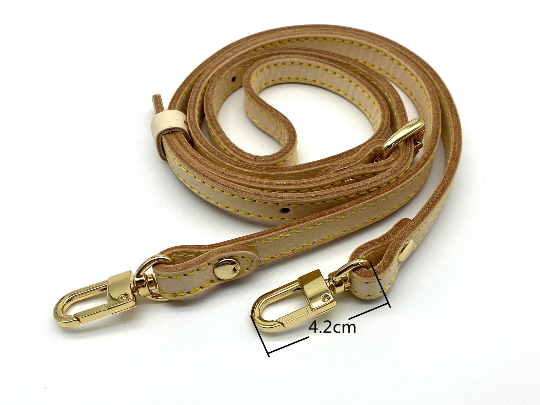 Tracolla In Pelle Vachetta Regolabile Per Borse Speedy 25/30, Artigianale, Multicolore