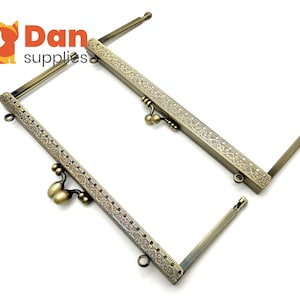 7 1/2 inch 19cm rechthoek naaien op munt tas portemonnee portemonnee zakje frame Anti brons