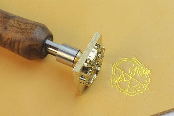 Leather Edge Burnisher Tool Solid Brass Iron Marker Creaser