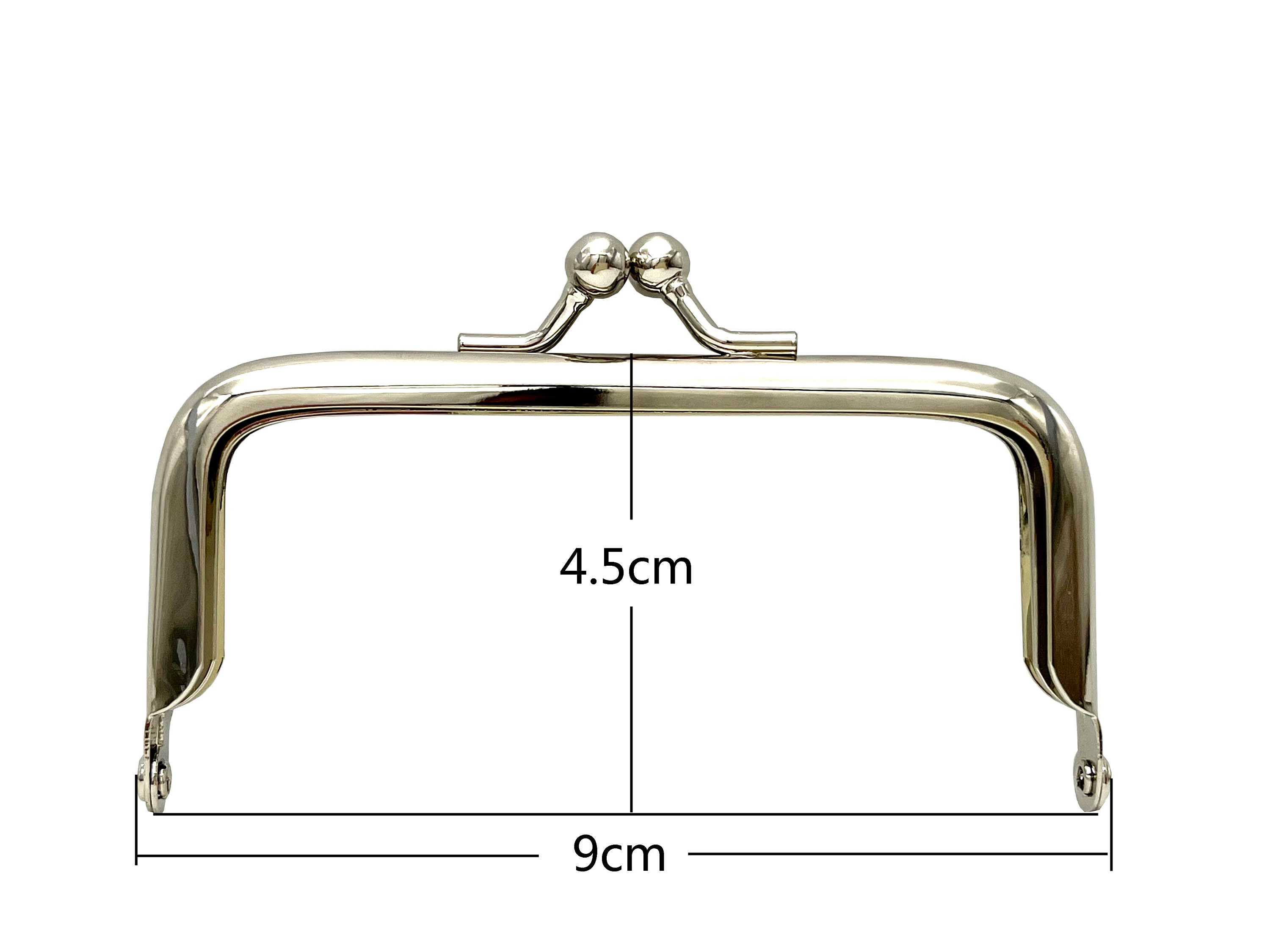3 1/2 Inch 9cm X4.5cm Rectangle Coin Bag Purse Pouch Frame Glue in ...