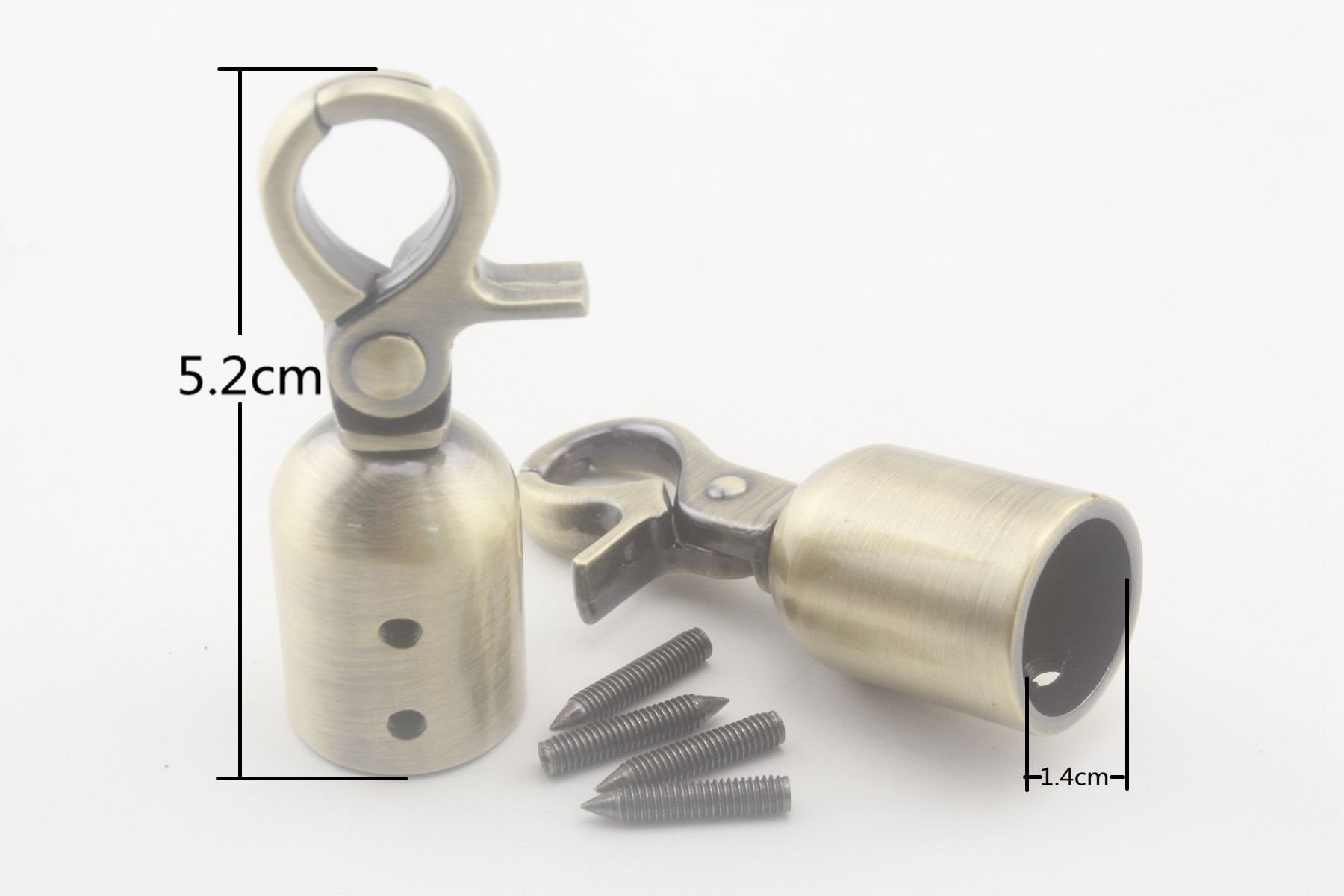 6pcs of 14mm Heavy Duty Rope End Trigger Hooks Clasps Nickel Anti Bronze  Gold Gunmetal 