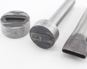 Oval Eyelet Setter: 1 inch (25mm) Grommet Install Tool