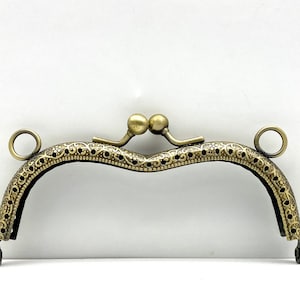4 1/4 inch 11cm M shape sew on coin bag purse pouch frame hardware supply  Anti bronze