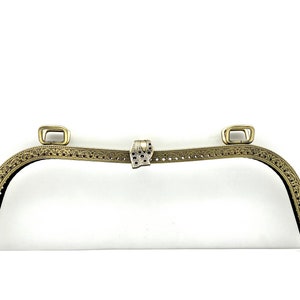 10 1/2 inch 26,5cm naaien op portemonnee tas tas frame Arch Anti brons