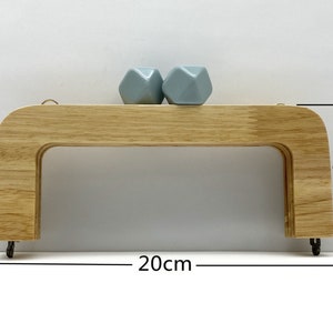 8 pouces 20cm bonbon perle perle naturelle vis sur lapprovisionnement en sac en bois sac cadre image 7