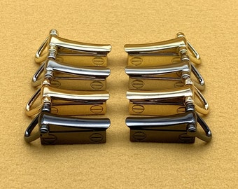 Tariff Free !4pcs of 30mm Edge wallet clutch bag purse chain strap connector anchor clip with D ring Gold Nickel Gunmetal Anti bronze