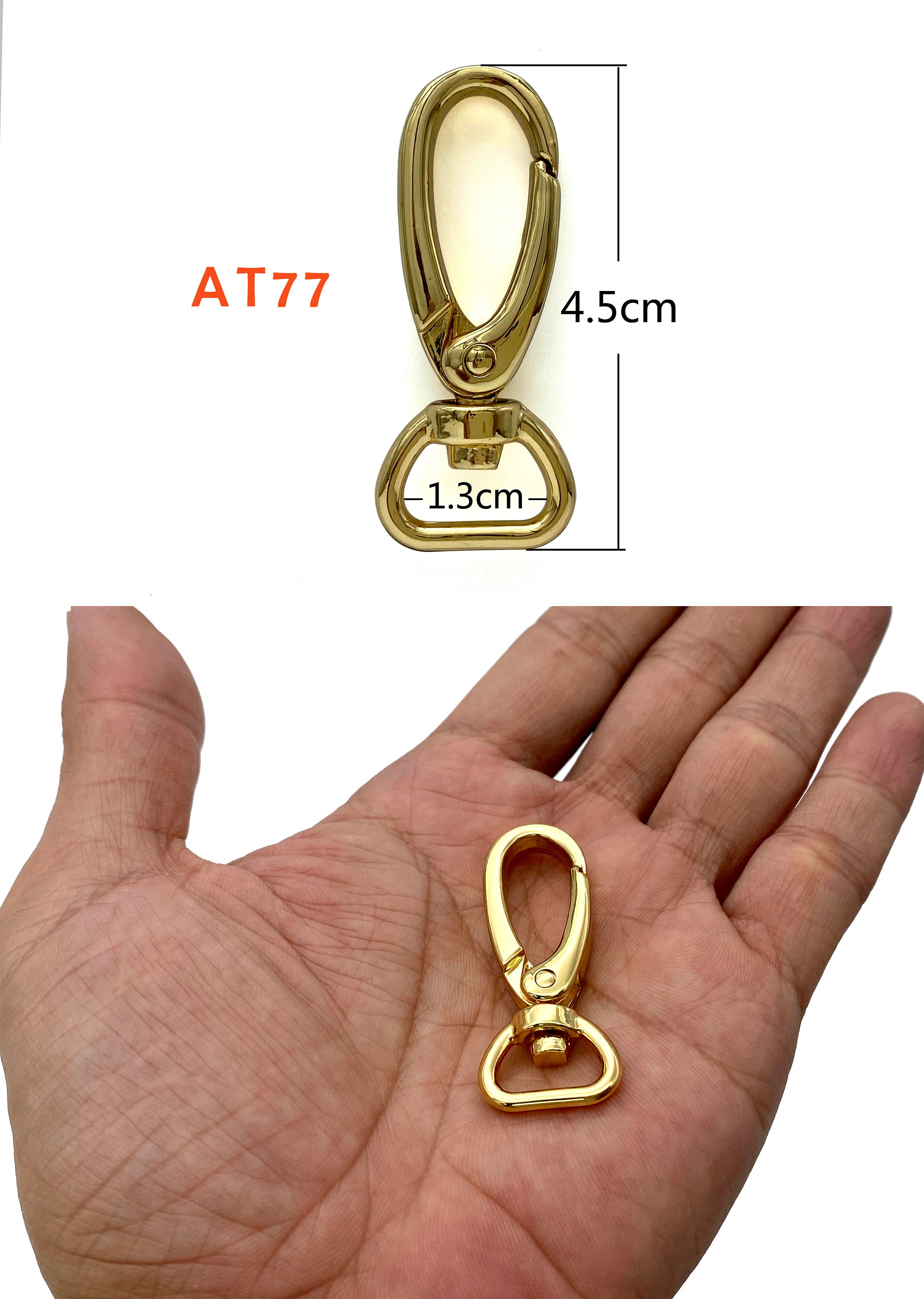 Fit 1/2 Inch 12mm Strap Snap Swivel Hooks Dog Clip for Wristlet