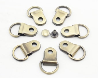 30 sets portemonnee-clutch van 2 cm portemonnee kettingriem connector ankerclip met D-ring schoenvetergesp vervanging