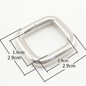 Tariff Free !14pcs of 3/4 inch 19mm Iron rectangle ring buckle for Dog leash bag purse strap connector Anti bronze Nickel Gold gunmetal