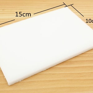 Plastic Plate Board for punch cutter protect / Cutting Pounding Pad Stamping Hole Punch Tool Mats Board 10x15cm (4"x6")